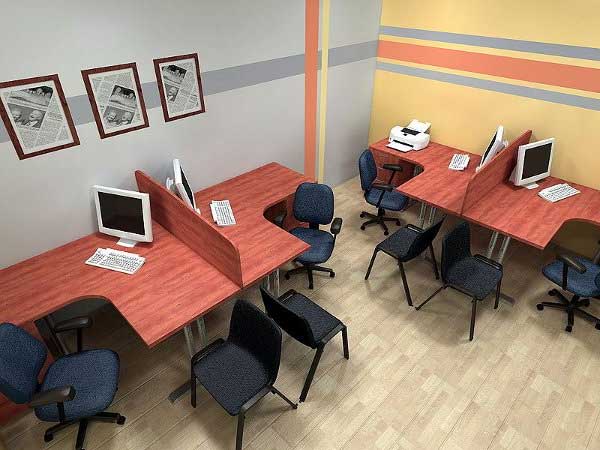 Usage of office desks