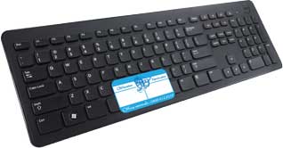 Labeled keyboard
