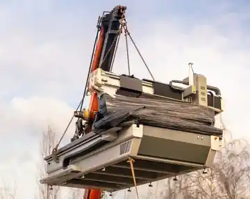 Lifting factory equipment